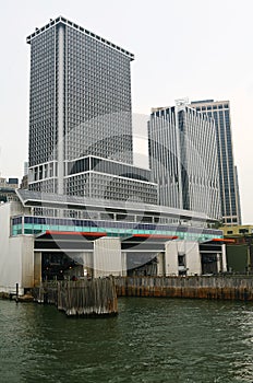 The terminal as seen from New York Harbor