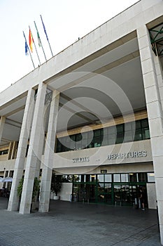 Terminal del Aeropuerto Internacional de Jerez de la Frontera, AndalucÃÂ­a, EspaÃÂ±a. photo