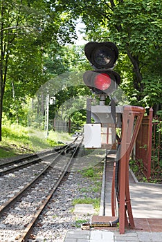 Terminal station of a branch.