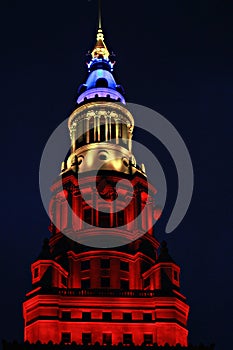 Terminal Tower Skyscraper in Cleveland, Ohio