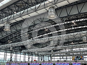 Terminal at Vaclav Havel Airport in Prague, Czech Republic