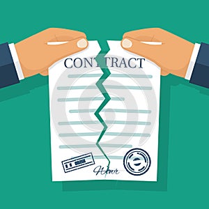 Terminated contract vector
