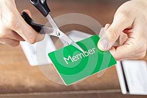 termination of subscription and membership