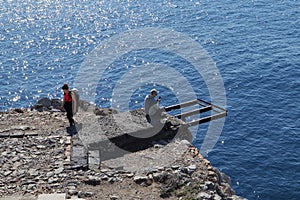 Termini - Escursionisti a Punta Campanella
