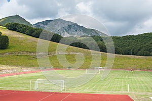 Terminillo, Italy - August 11 2016. Sports field Enrico Leoncini photo