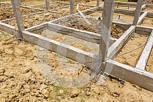 Termite protection system on home foundation