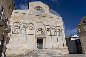 Termoli, Italy, cathedral facade