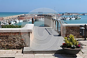 Termoli - Scala a Chiocciola del porto da Piazza Bisceglie