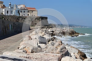 Termoli - Scorcio del borgo dalla Passeggiata del Porto