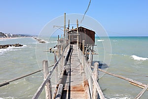 Termoli - Trabucco Celestino dal pontile di accesso