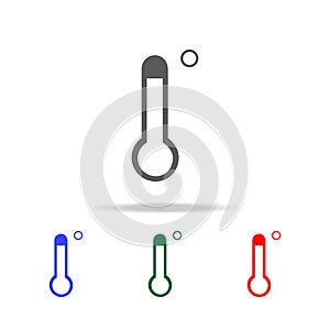 Termometer icon. Elements of weather in multi colored icons. Premium quality graphic design icon. Simple icon for websites, web de