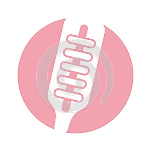 Termometer medical isolated icon