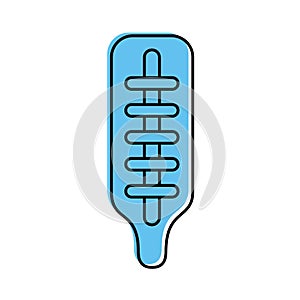 Termometer medical isolated icon