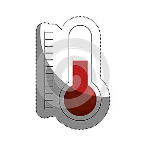 termometer temperature isolated icon