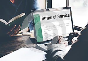 Terms of Service Conditions Rule Policy Regulation Concept