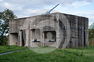 Battery Fiemel. This German coastal battery was built during the WWII