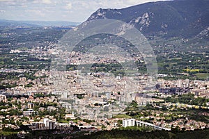 Terni seen from the east in springtime photo