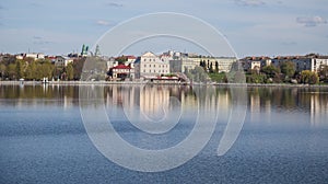 Ternopil Pond or Komsomol Lake, Ukraine