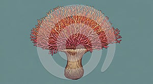 Terpretation creating a visually striking imaginative representat