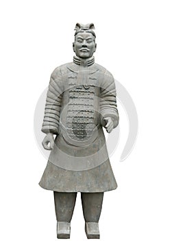 Terracotta warrior, chinese warrior, Xian Dynasty. Warrior of Terracotta army in Xi'an