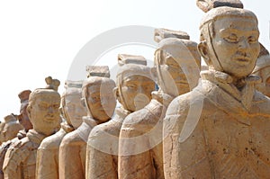 The terra cotta warriors