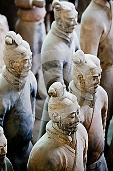 Terra cotta warriors of Qin photo