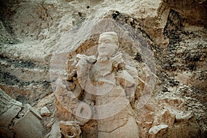 Terra cotta warriors of Qin