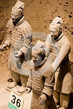Terra cotta warriors of Qin
