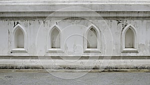 Terrace decoraction in temple