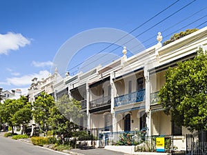Terrace house paddington sydney photo