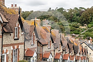 Terrace houses in Beer, UK