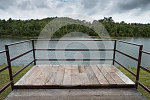 Terrace on khoa yai lake