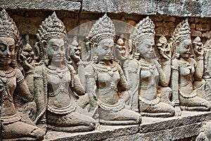 Terrace of the Leper King, Angkor Wat, Cambodia, South Asia
