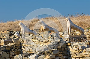 The Terrace of the Lions, Delos island, Greece