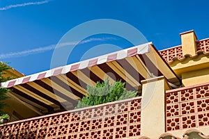 Terrace with pergola