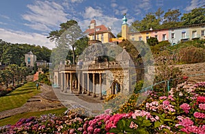 The terrace at Portmeirion