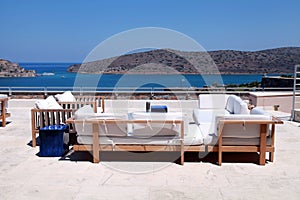 Terrace seaview with sofa (Crete, Greece)