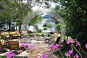 Terrace with a view to Canaima photo