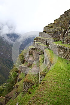 Terraced Fields of Machu Picchu photo