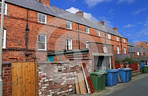 Terraced house in England photo