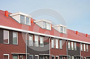 Terraced houses photo