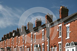 Terraced houses photo