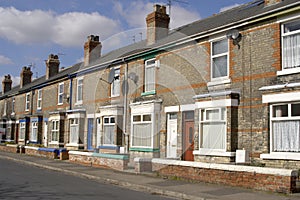 Terraced houses photo