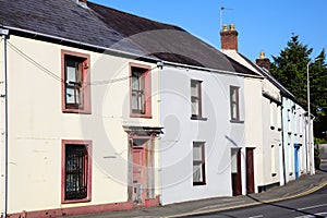 Terraced houses in Camarthen