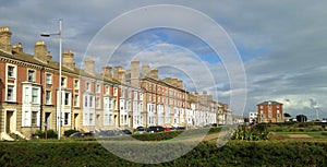 Terraced houses in East Anglia