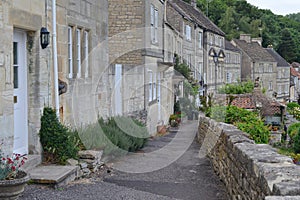 Terraced Houses and Path in England