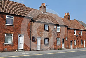 Terraced Red Brick Houses photo