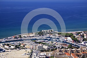 Terracina from above