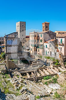 Scenic sight in Terracina, province of Latina, Lazio, central Italy.