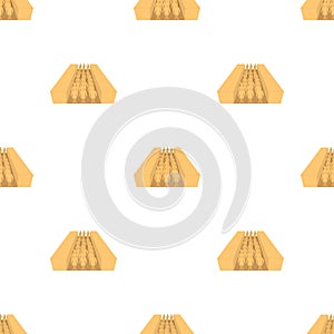 Terracotta army pattern seamless vector